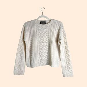 Reformation Cable Knit Cashmere Sweater